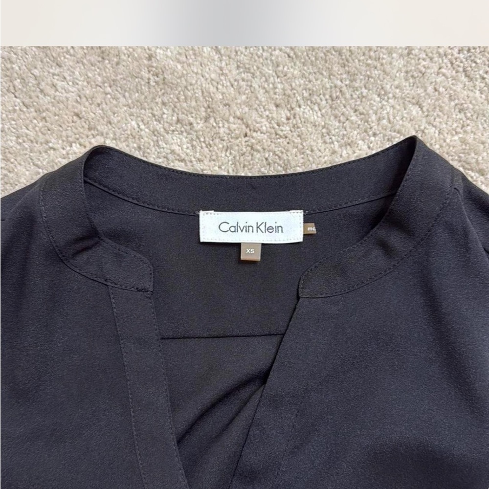 Calvin Klein Black Blouse - Picture 2 of 3